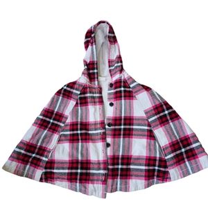 Crazy 8 hooded cape/poncho